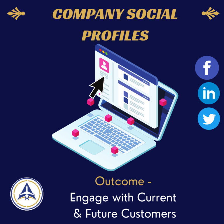 Aviation social media company social profiles